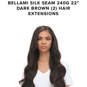 BELLAMI Silk Seam Clip in Hair Extensions 22”